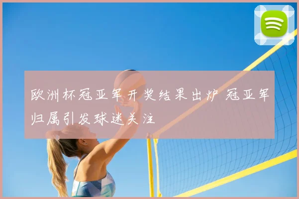 欧洲杯冠亚军开奖结果出炉 冠亚军归属引发球迷关注