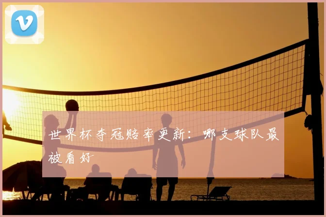 世界杯夺冠赔率更新:哪支球队最被看好