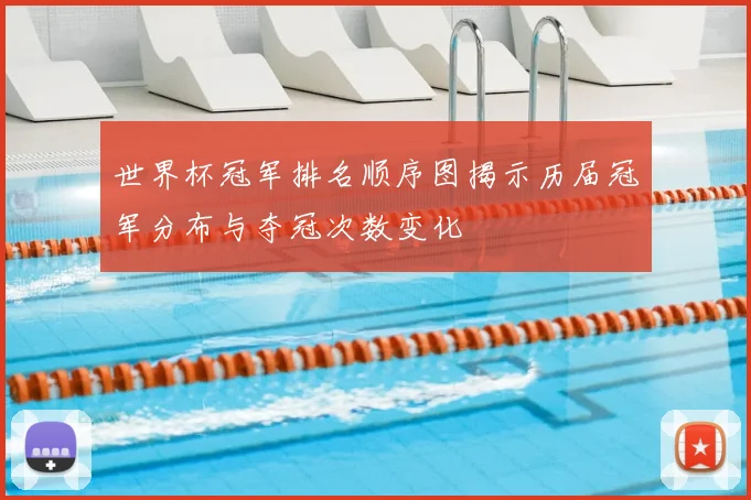 世界杯冠军排名顺序图揭示历届冠军分布与夺冠次数变化